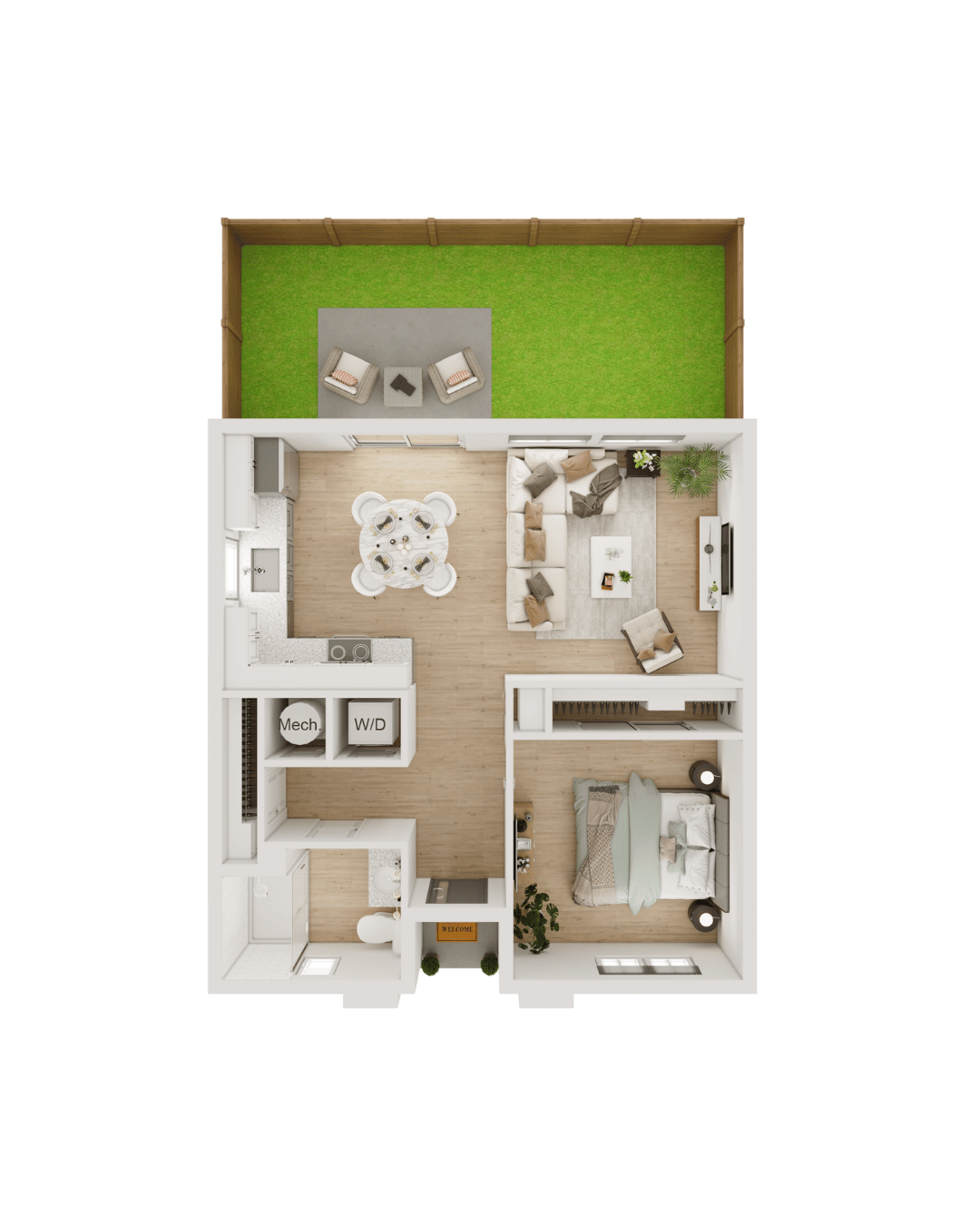 A1 floor plan